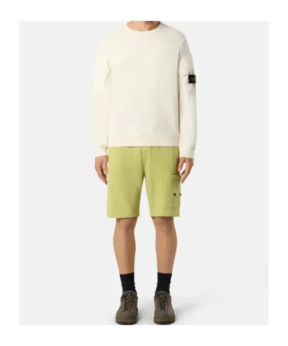 6100008 Patch-Pocket Cotton Sweatshirt