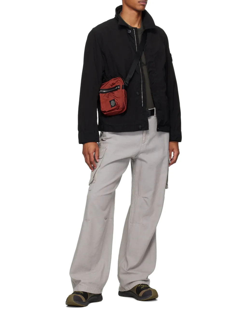 Econyl® Zip-Fastening Messenger Bag
