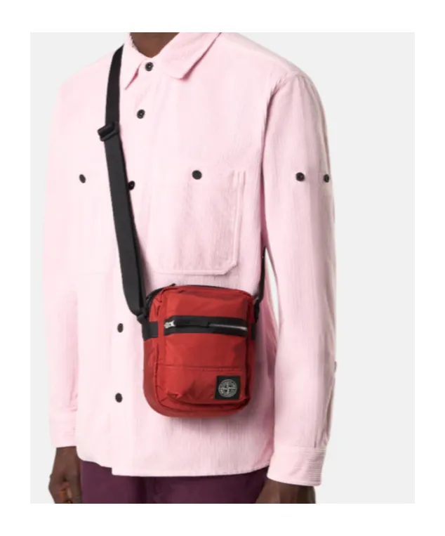 Econyl® Zip-Fastening Messenger Bag