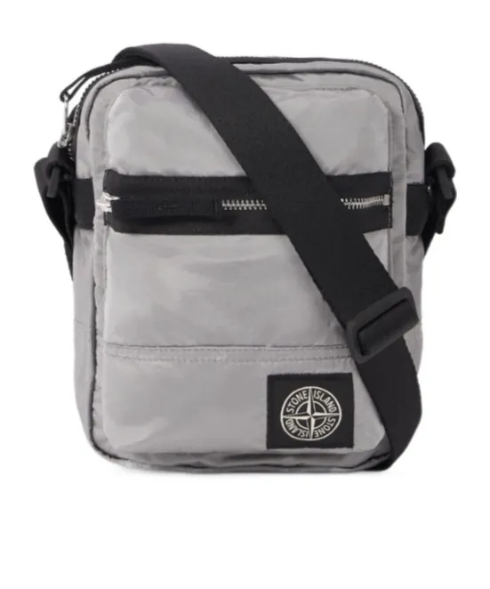 Stone Island Logo Patch Messenger Bag