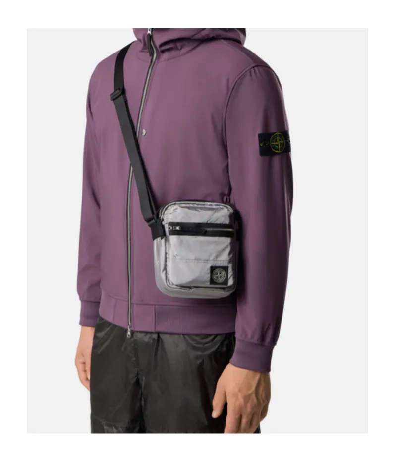 Stone Island Logo Patch Messenger Bag