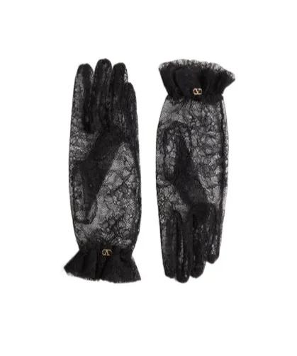 Valentino Vlogo Signature Lace Gloves