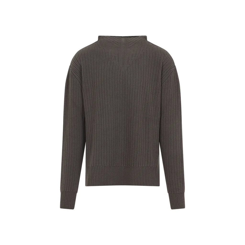 Rick Owens Mock-Neck Long Sleeve Jumper