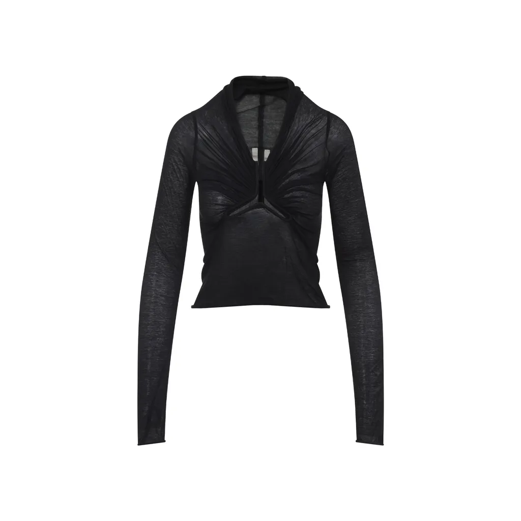 Cut-Out Long-Sleeve Top