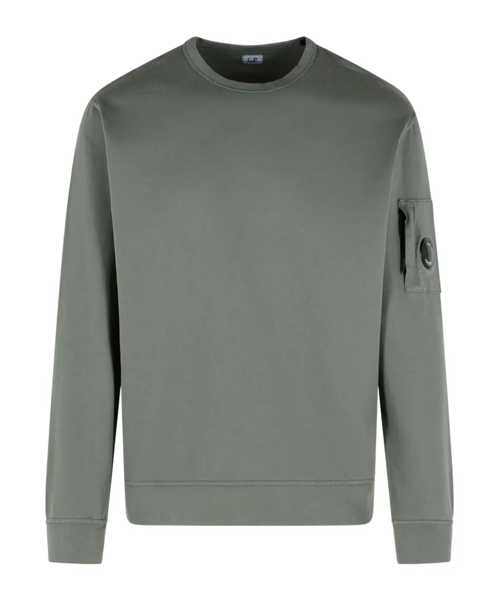 C.P. Company Light Fleece Crewneck Lens Sweatshirt