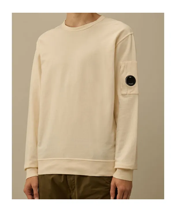 C.P. Company Light Fleece Crewneck Lens Sweatshirt