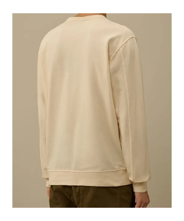 C.P. Company Light Fleece Crewneck Lens Sweatshirt