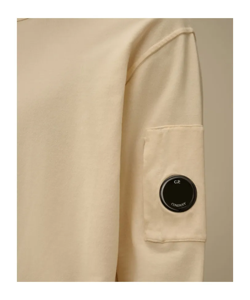 C.P. Company Light Fleece Crewneck Lens Sweatshirt
