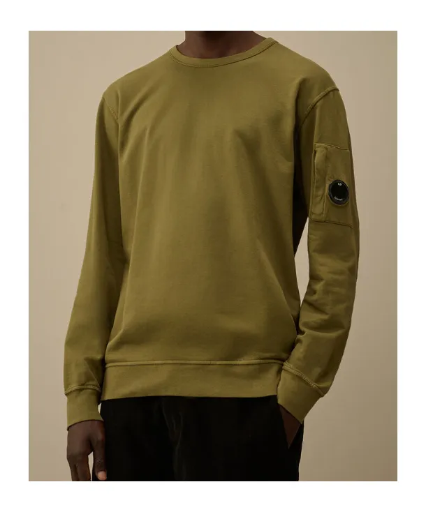 C.P. Company Light Fleece Crewneck Lens Sweatshirt