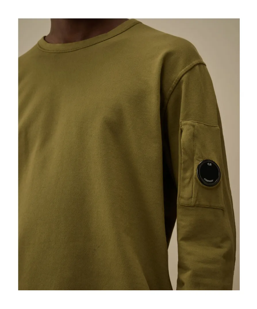 C.P. Company Light Fleece Crewneck Lens Sweatshirt