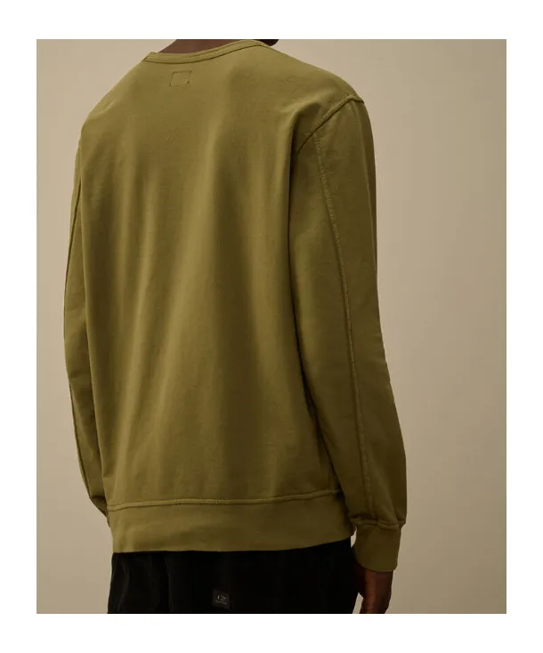 C.P. Company Light Fleece Crewneck Lens Sweatshirt