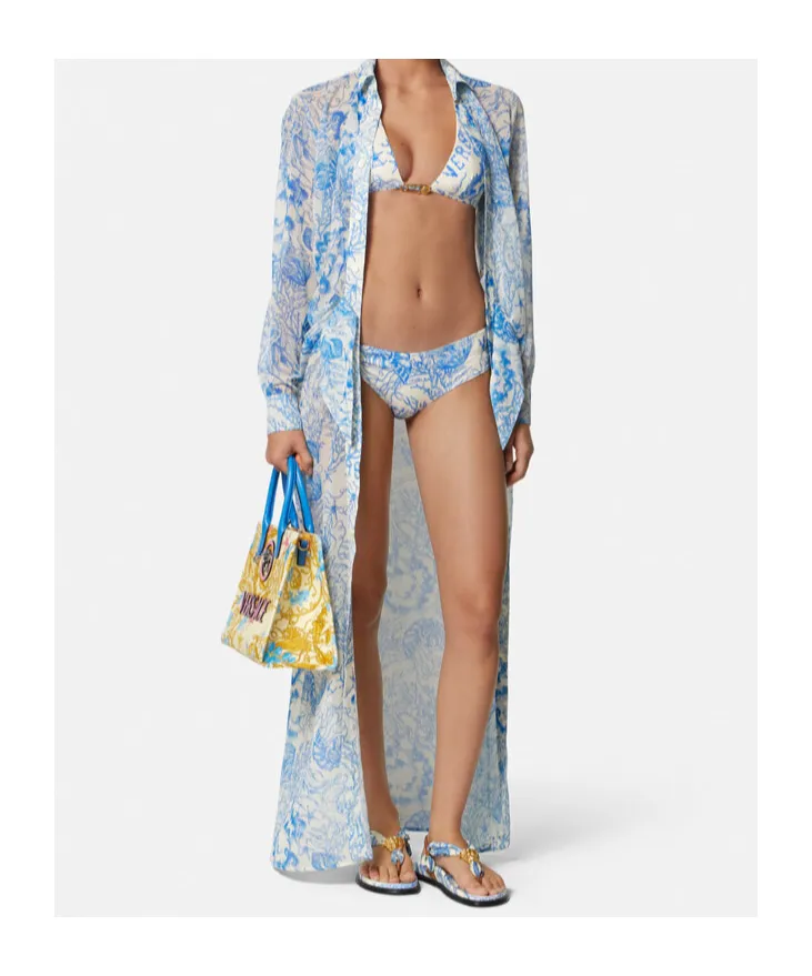 Underwater Barocco Triangle Bikini Top