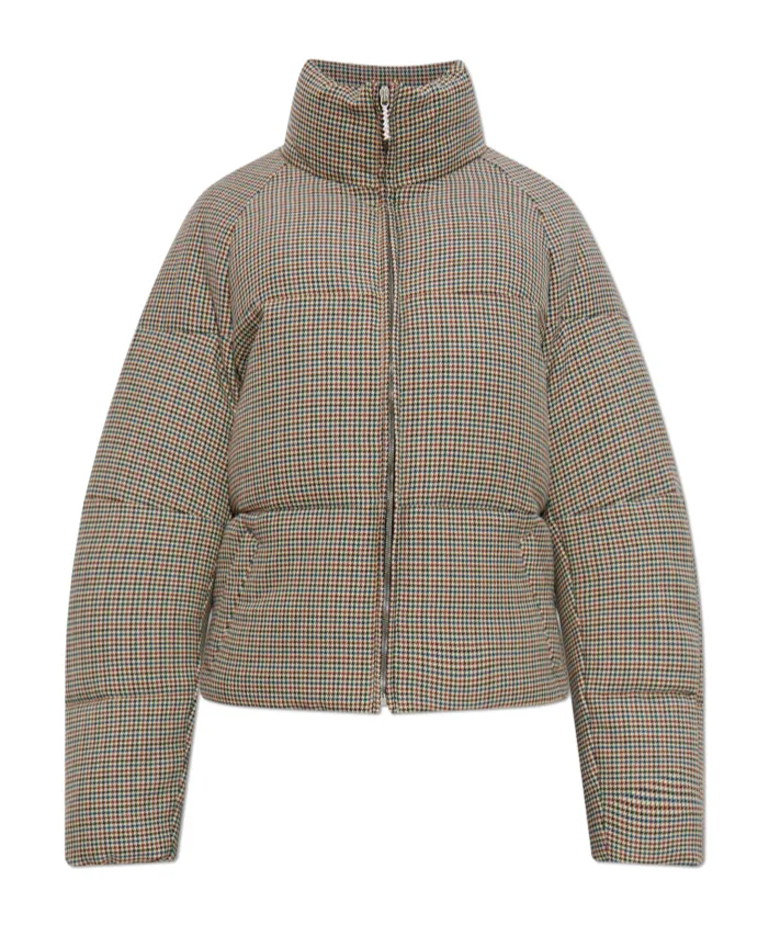Marni Houndstooth Pattern Padded Jacket