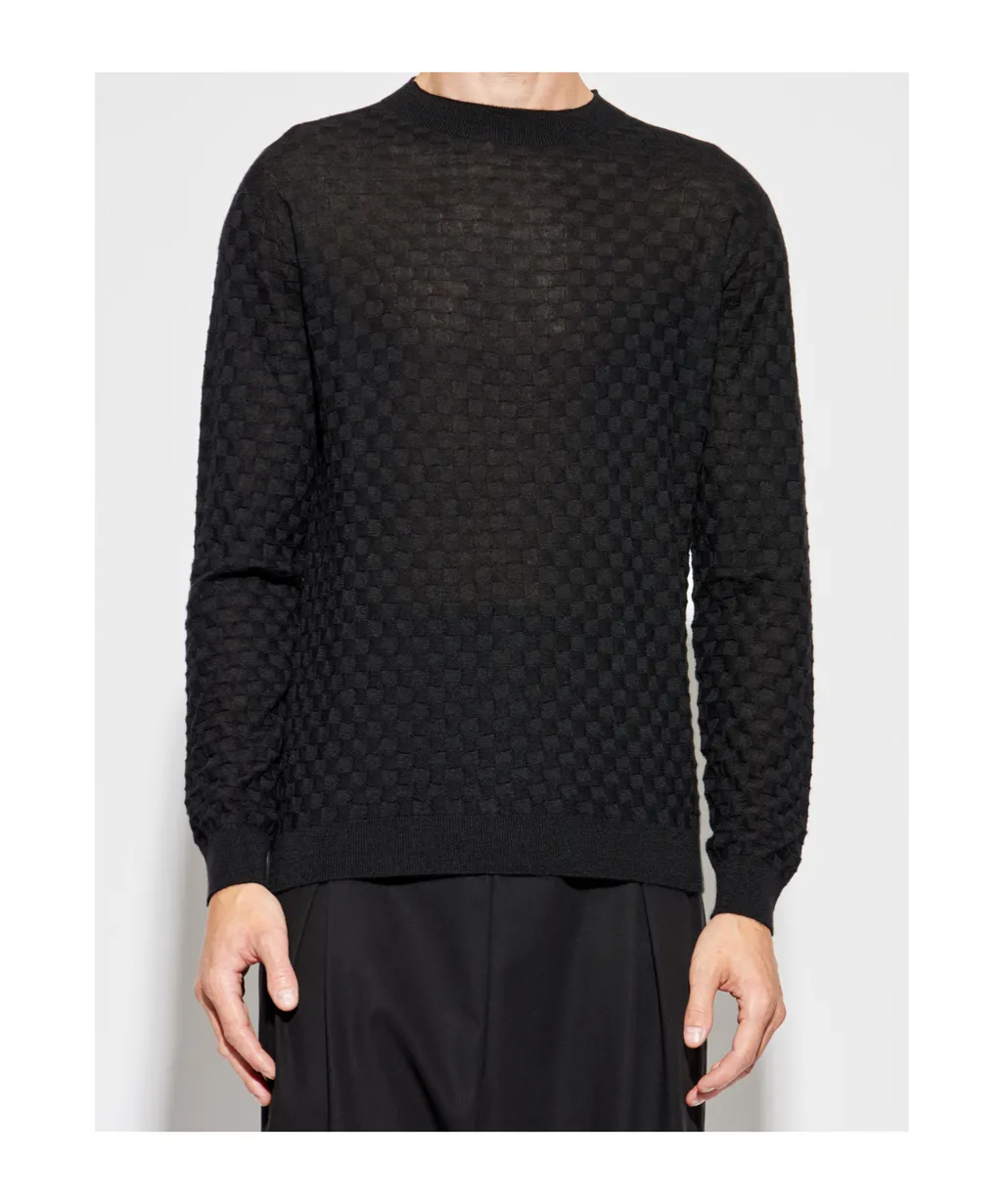 Giorgio Armani Long-Sleeved Crewneck Jumper