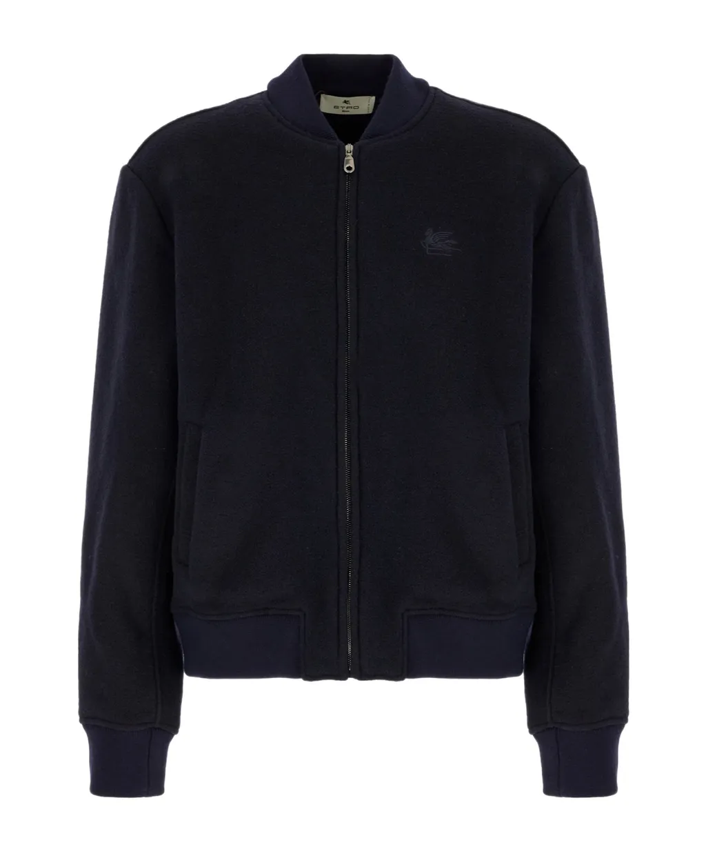 Embroidered-Logo Jacket