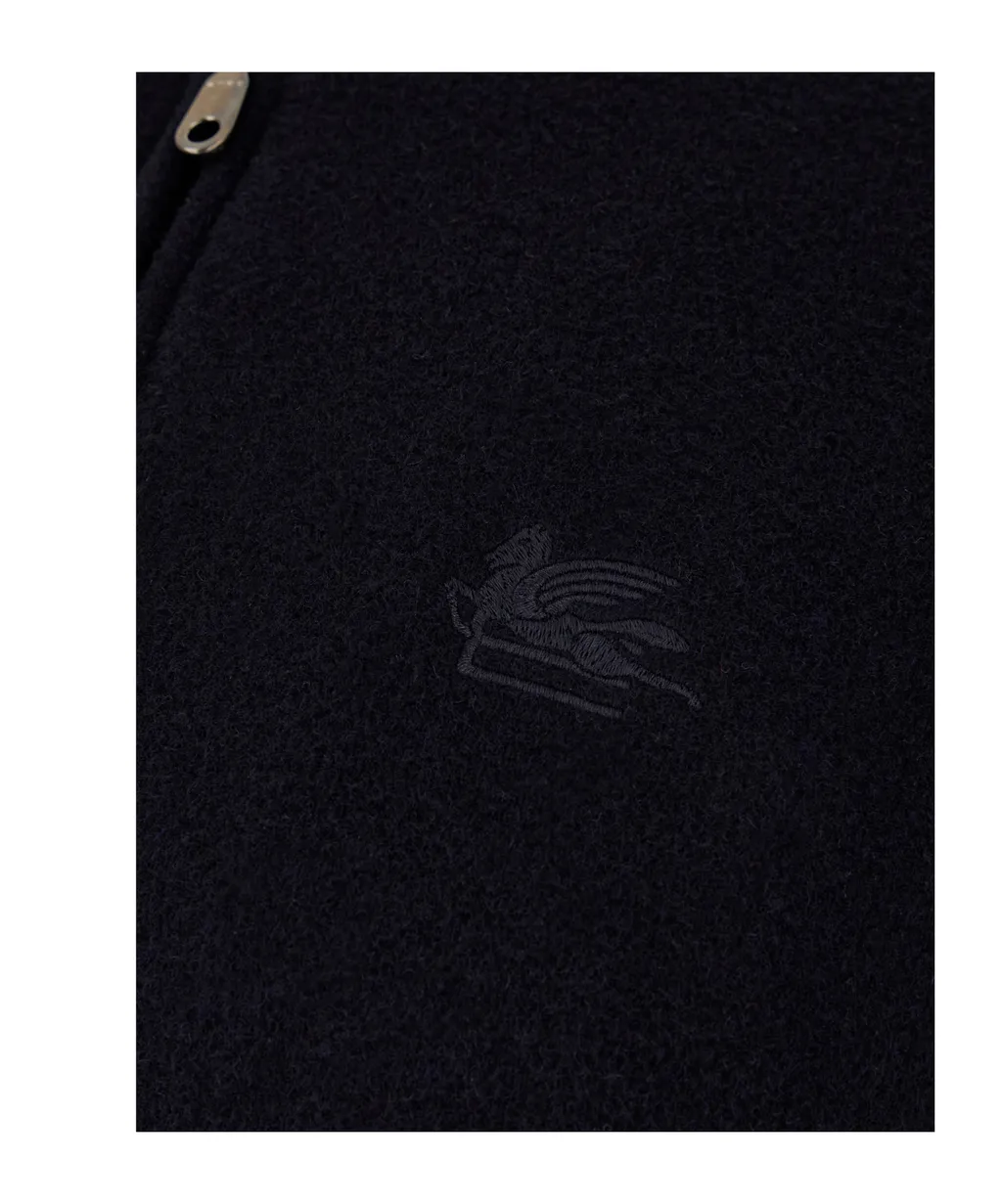 Embroidered-Logo Jacket