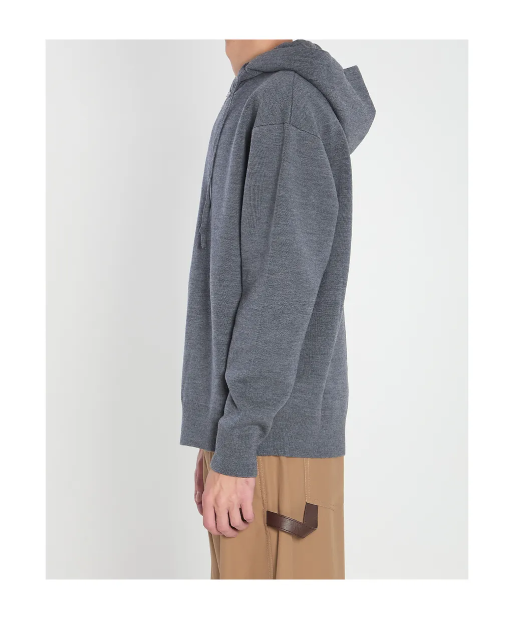 Loewe Anagram Zip-Up Hoodie