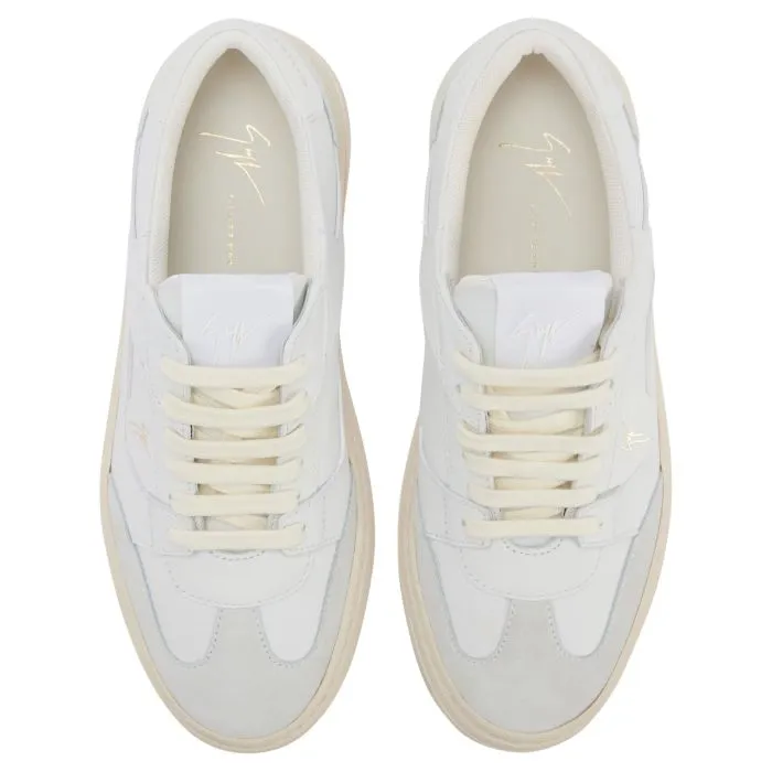 Leather Panelled Sneakers