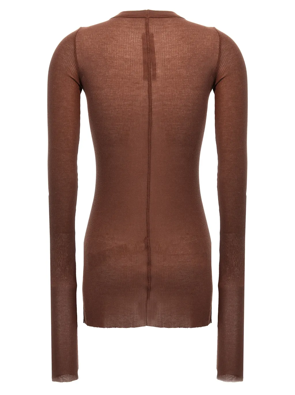 Rick Owens Ribbed Long Sleeve Top
