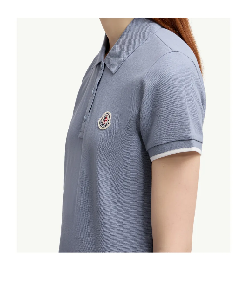 Logo Patch Cotton Piquet Polo Shirt