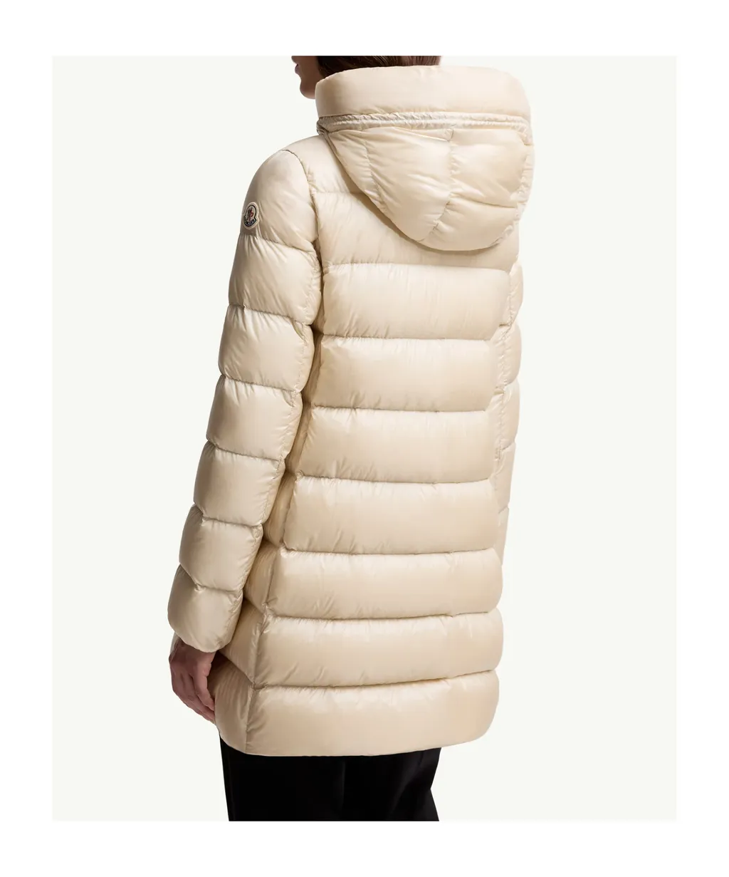 Moncler Zip-Up Quilted Coat