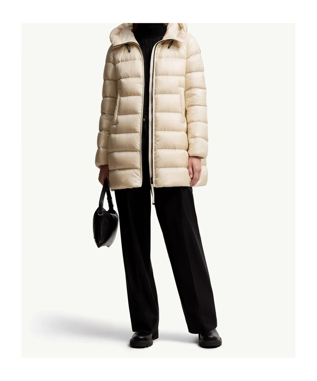 Moncler Zip-Up Quilted Coat
