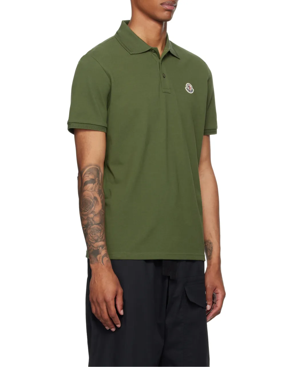 Moncler Logo Patch Short-Sleeved Polo Shirt