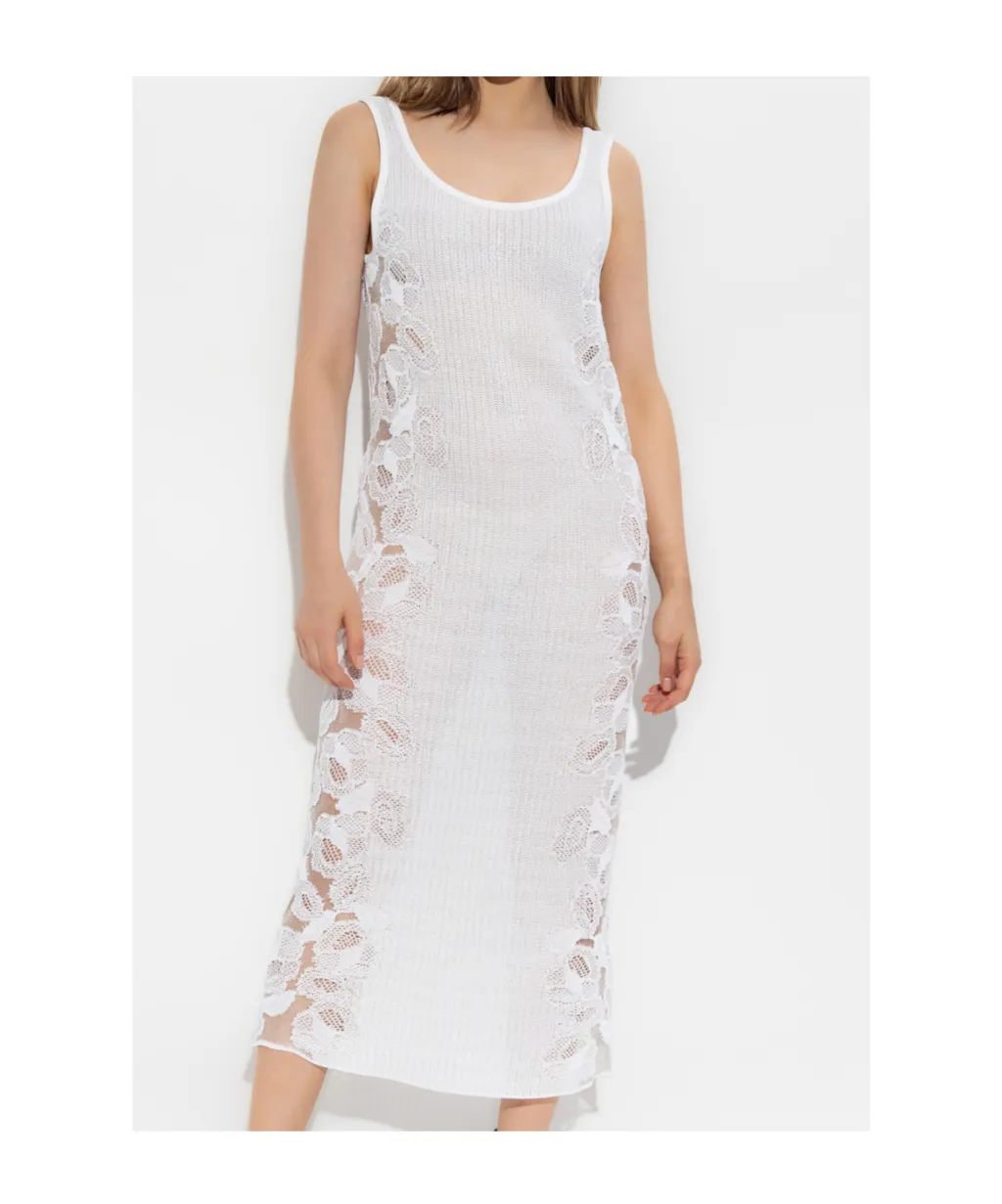 Floral Appliqué Dress