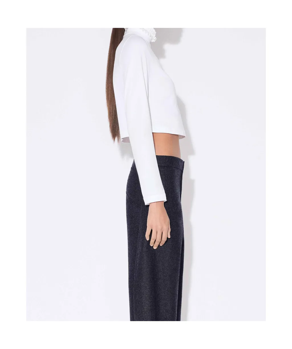 AlaÏA Cropped T-Shirt