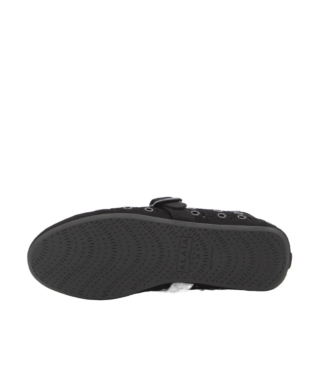 AlaÏA Eyelet Ballet Flats