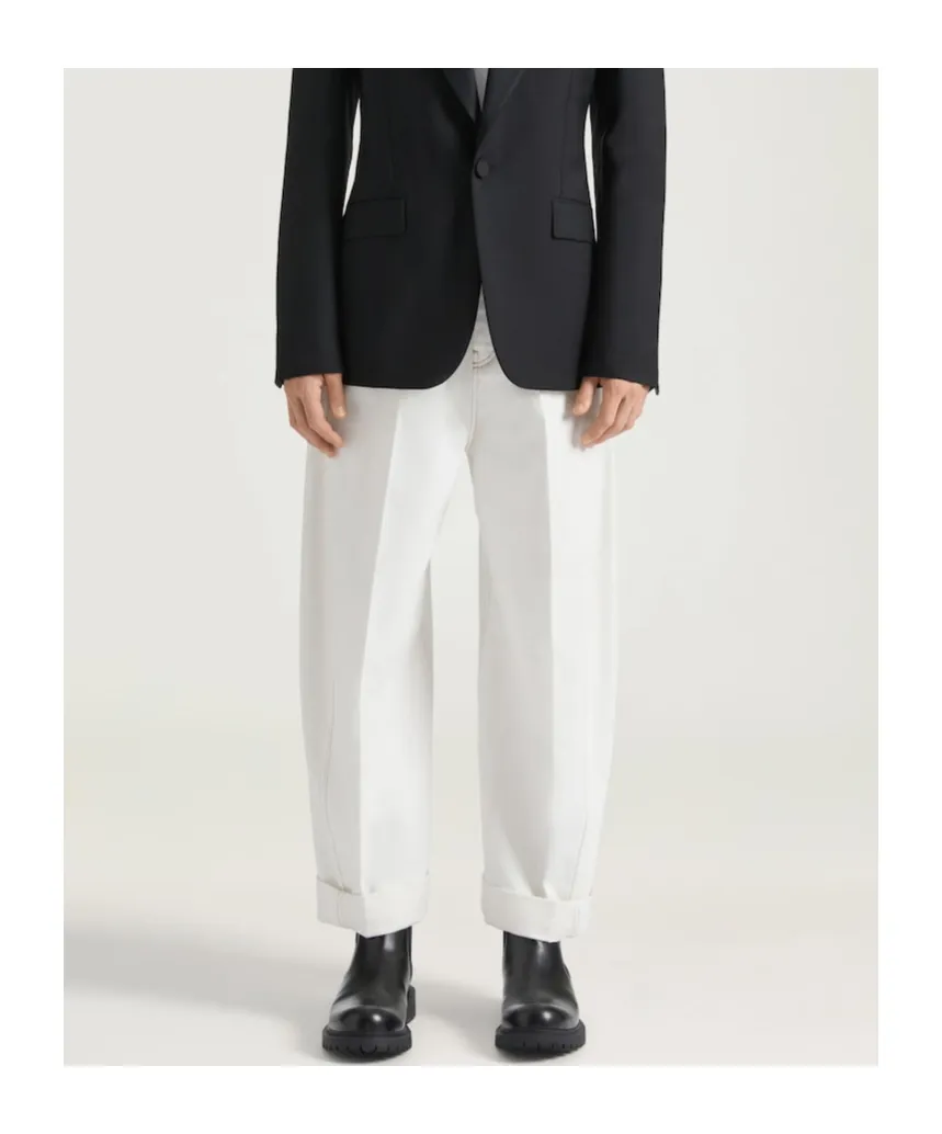 Givenchy Logo Patch Loose-Fit Jeans