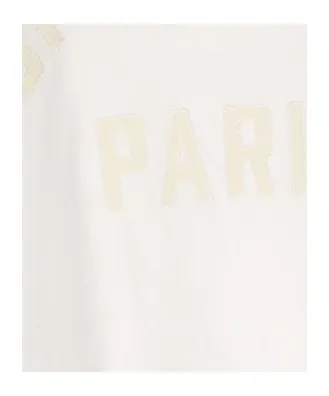 Givenchy Paris Logo Zigzag Stitching T-Shirt
