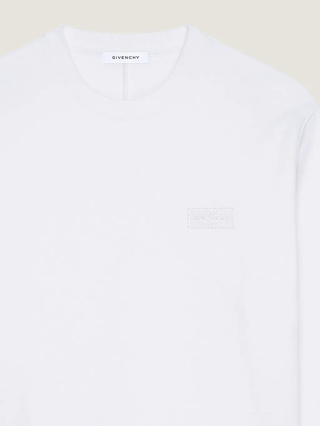 Sweatshirt In Fleece With Givenchy Patch