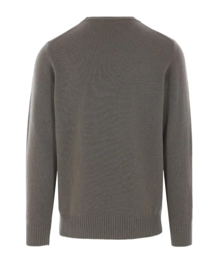 Round-Neck Knitted Sweater