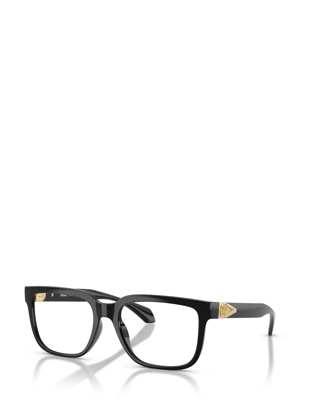 Medusa-Embellishment Square-Frame Glasses