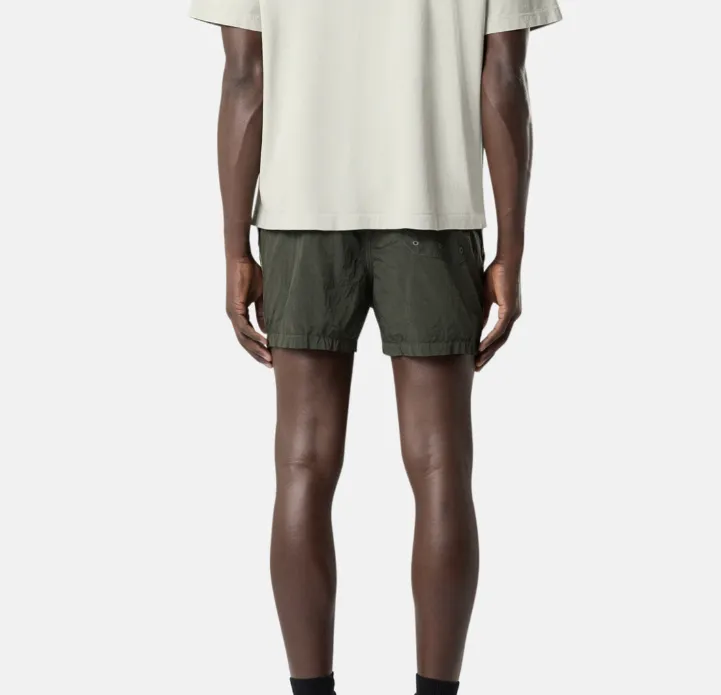 Stone Island Logo Patch Drawstring Shorts