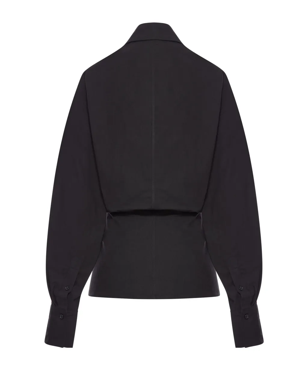 TotÊMe Long Sleeved Asymmetric Wrap Blouse