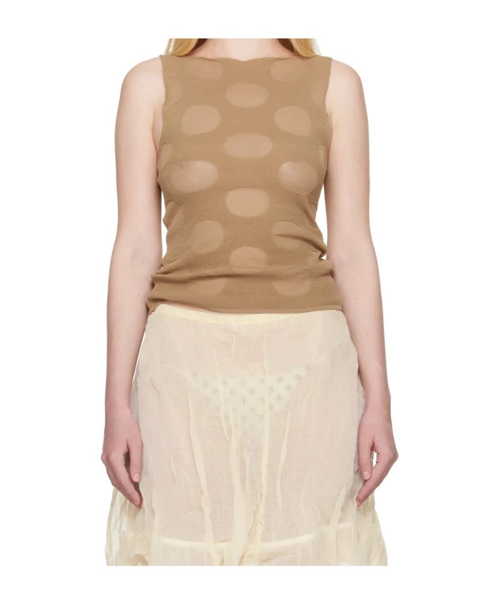 Round Neck Sleeveless Vest
