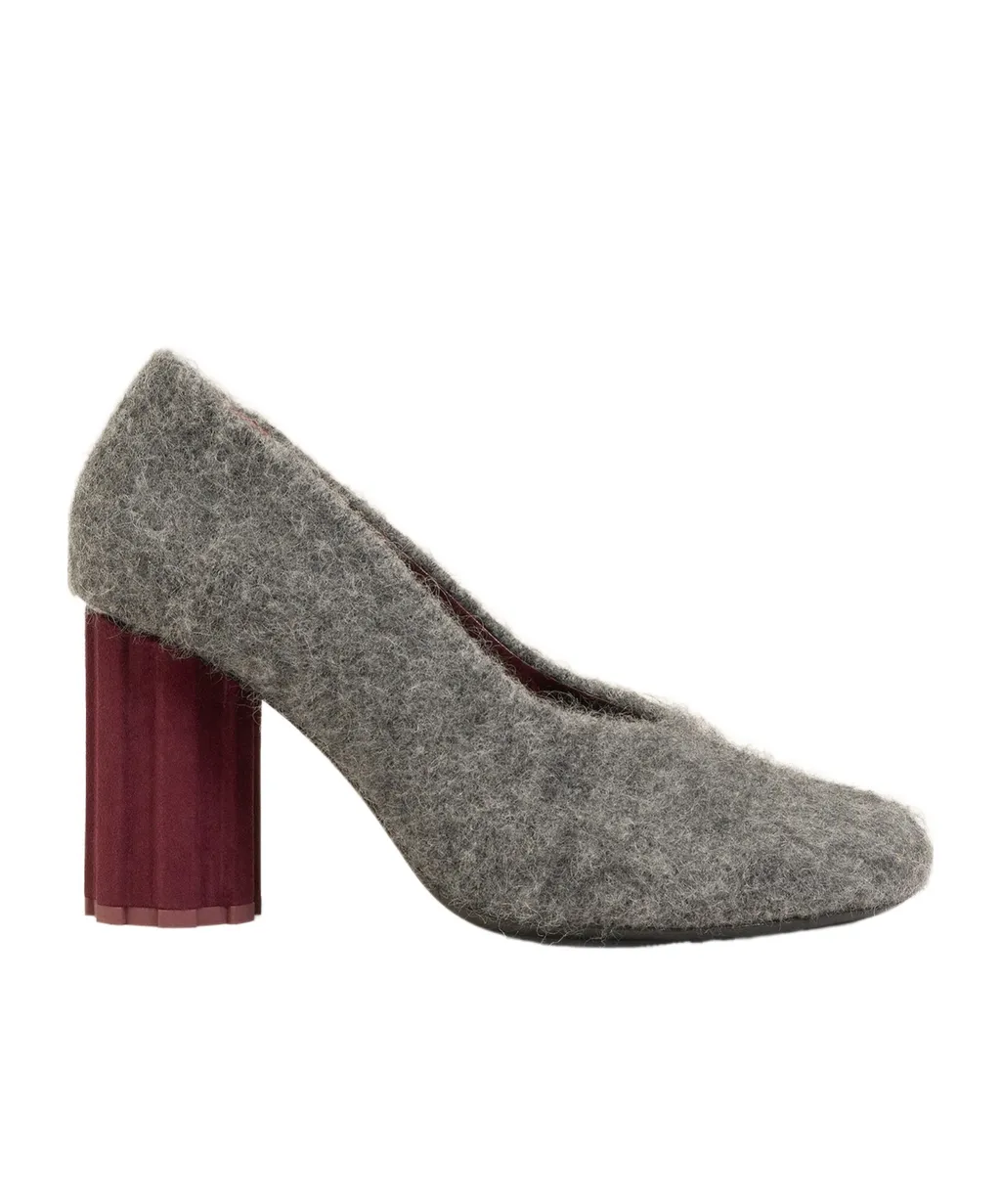 Mohair Knitted Piano Pumps