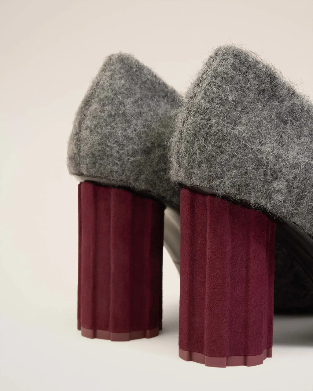 Mohair Knitted Piano Pumps