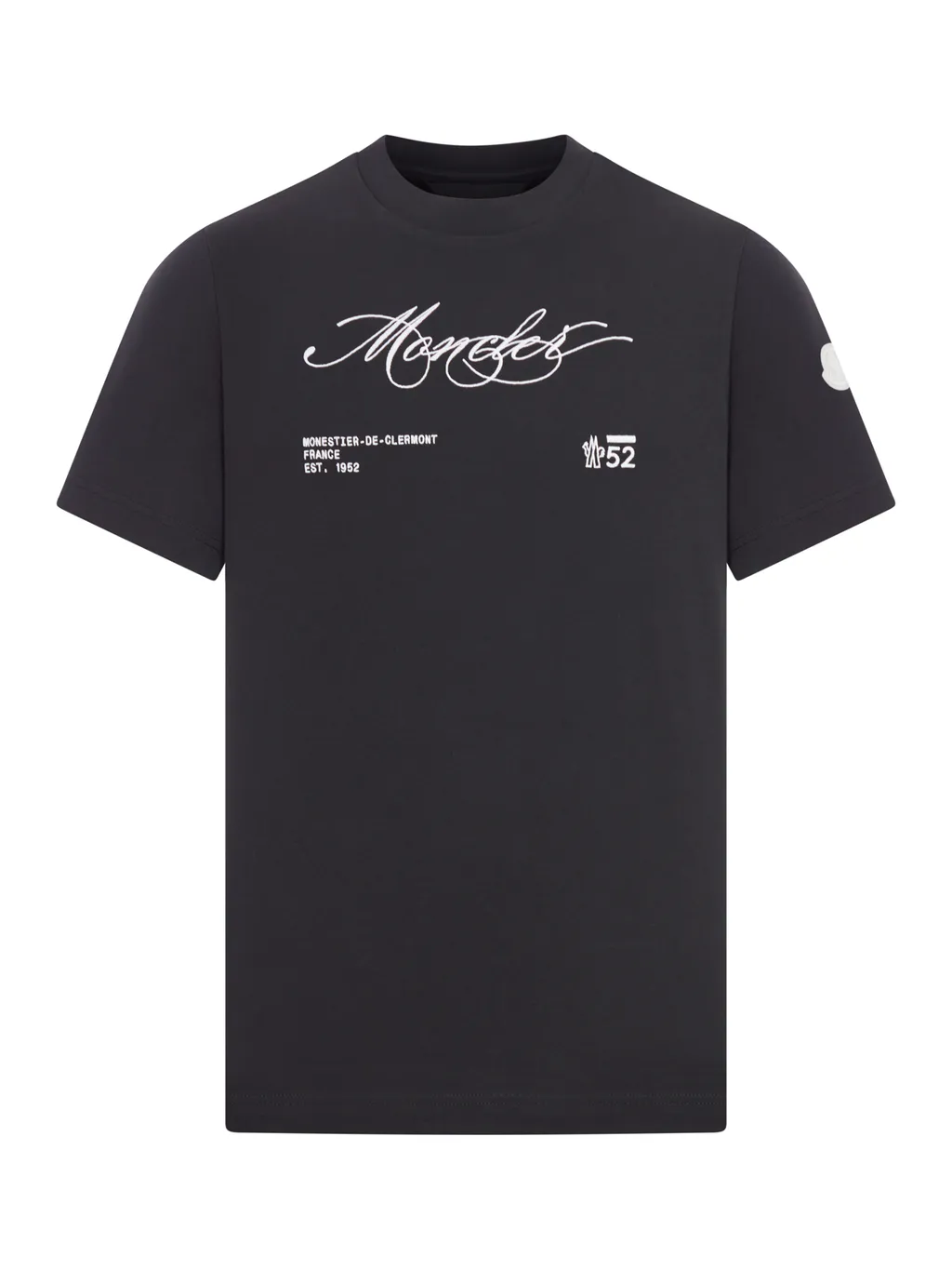 Embroidered Logo Cotton T-Shirt