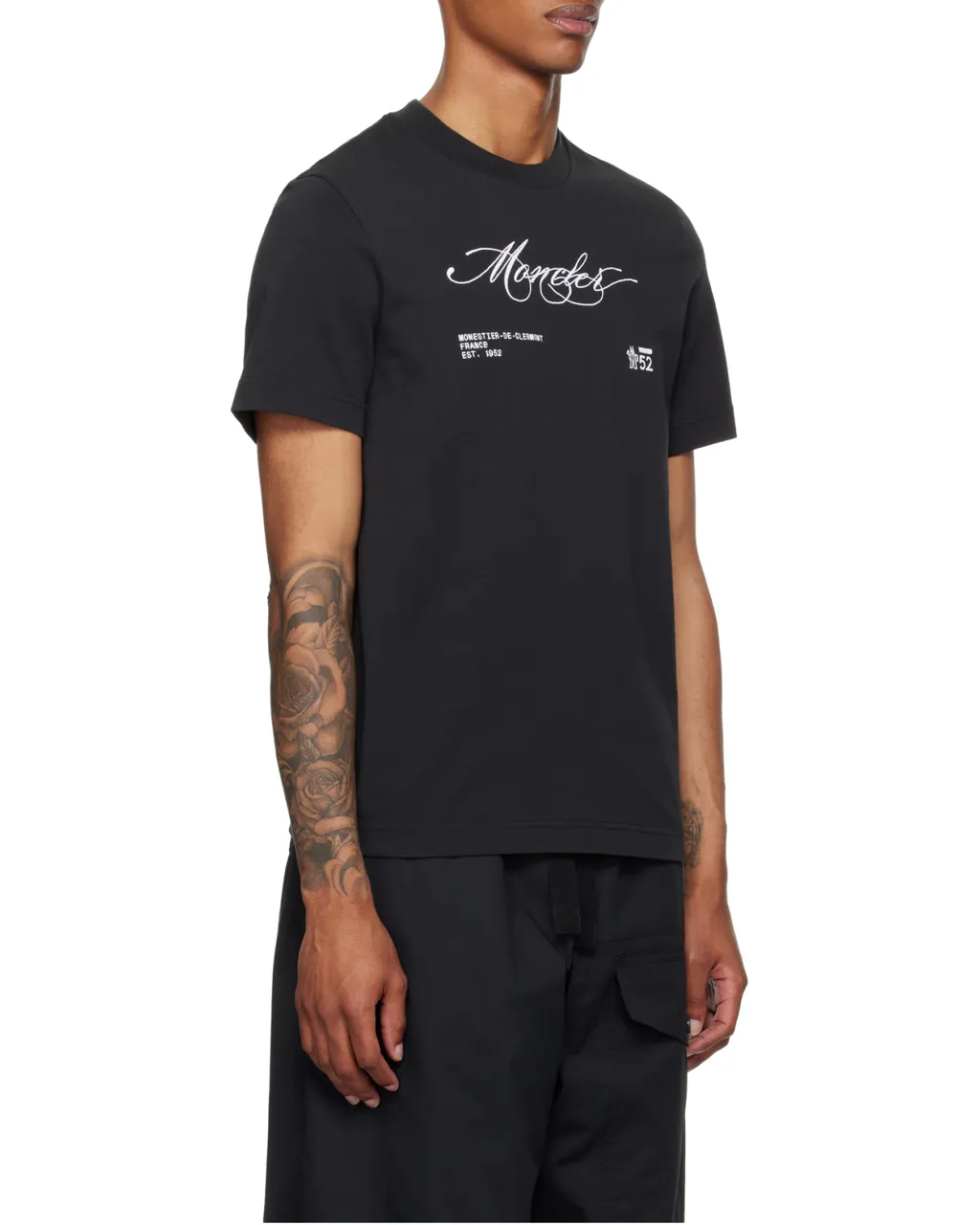 Embroidered Logo Cotton T-Shirt