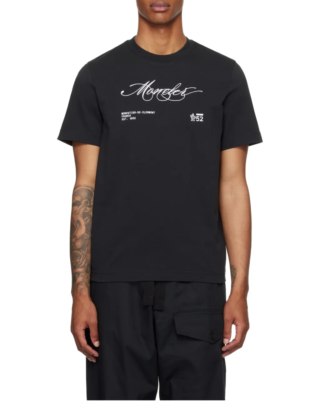 Embroidered Logo Cotton T-Shirt