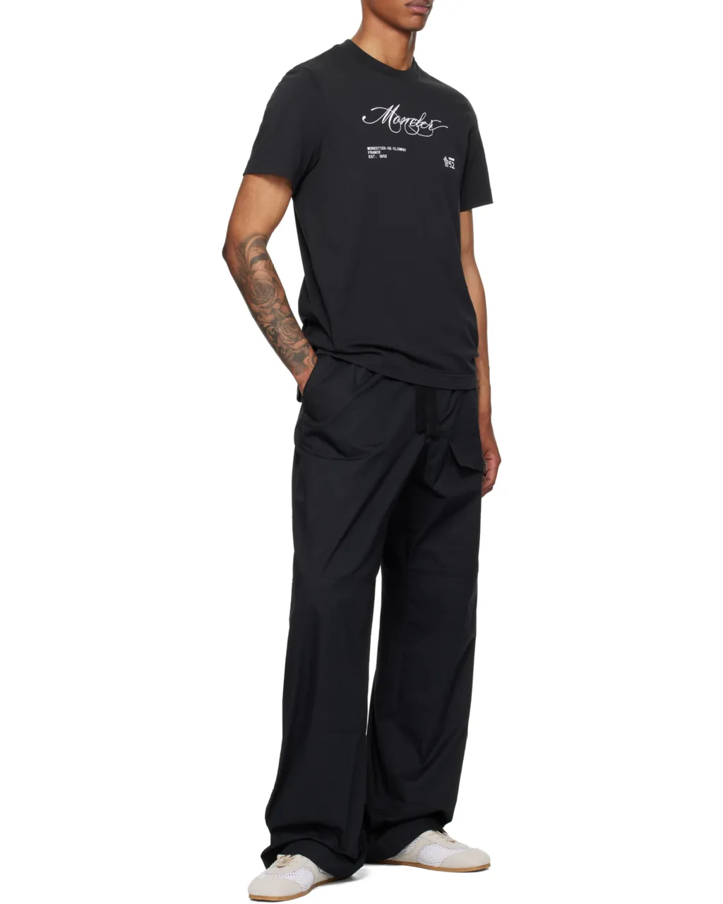 Embroidered Logo Cotton T-Shirt