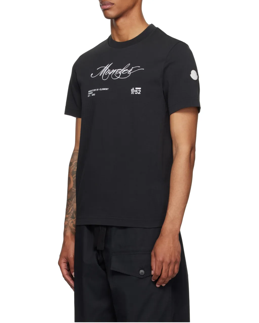 Embroidered Logo Cotton T-Shirt
