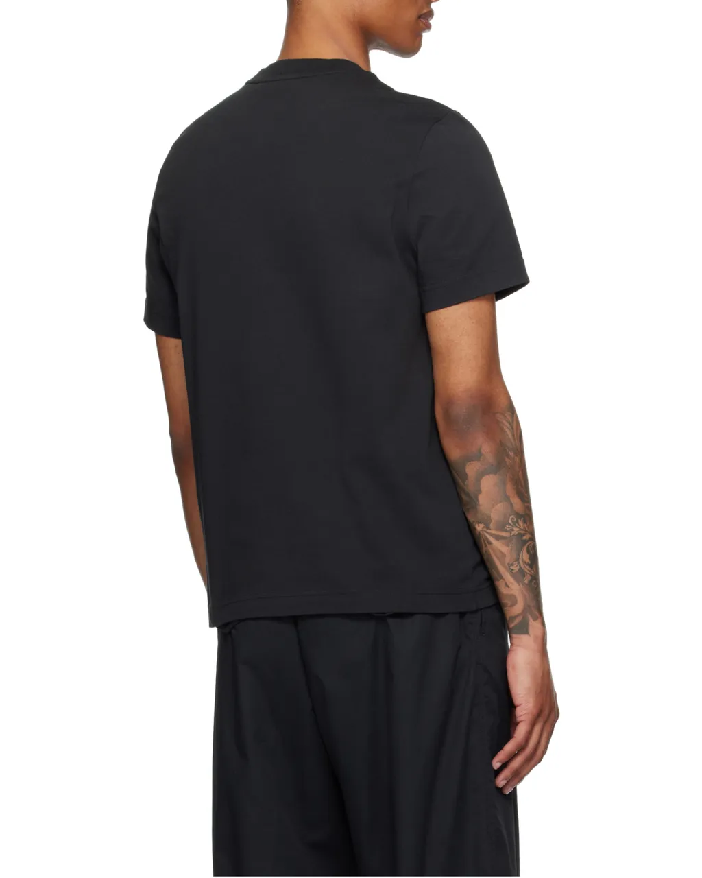 Embroidered Logo Cotton T-Shirt