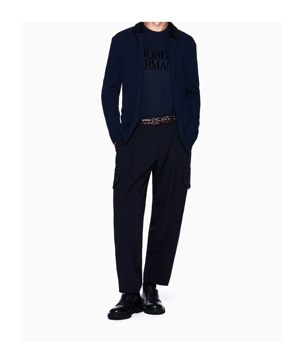 Pleated Cargo Pants