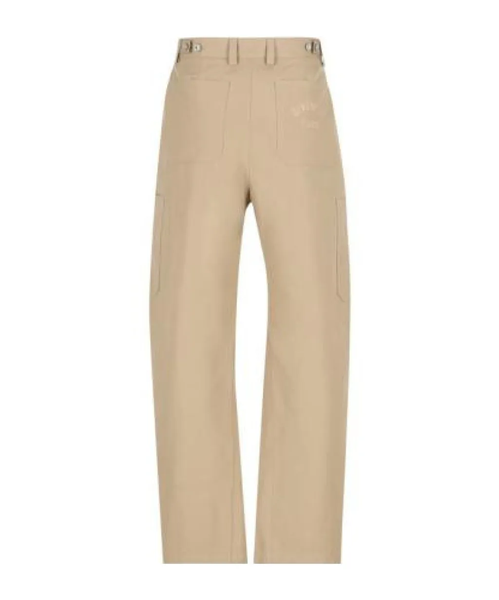 Givenchy Logo Embroidered Straight-Leg Trousers