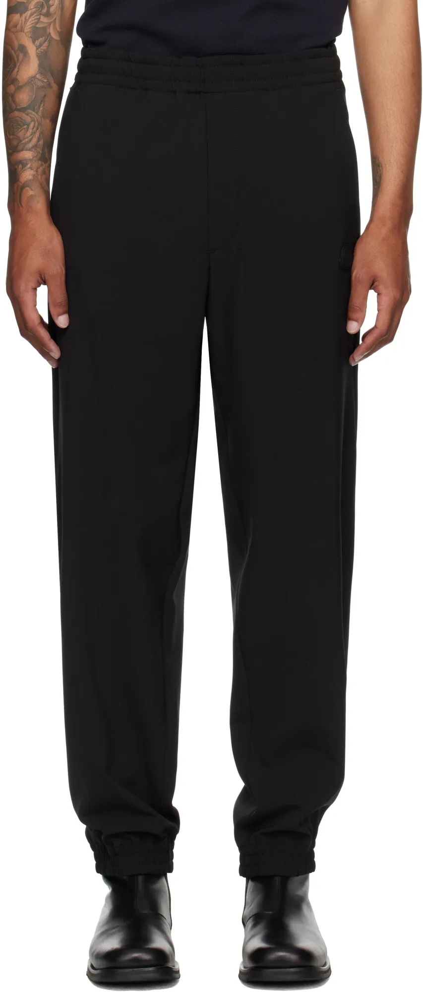 Moncler Logo Patch Jogging Pants