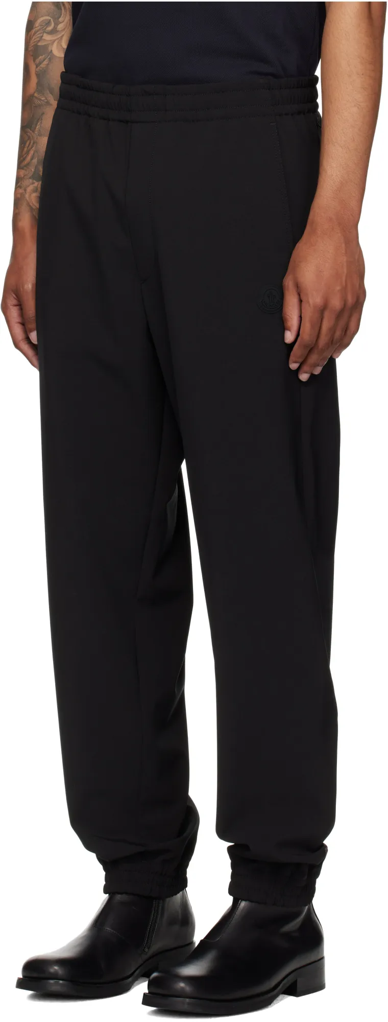 Moncler Logo Patch Jogging Pants